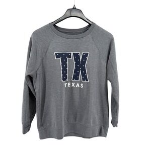 State of Mine Texas TX Sweatshirt Long Sleeve Thumbhole Pre-Owned Womens Large